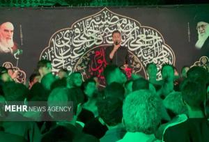 مراسم عزاداری شب ششم محرم در فومن