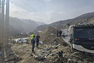جزییات حادثه واژگونی اتوبوس در جاده هراز