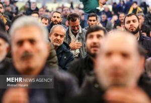 شکوه عزاداری حسینی در حرم مطهر رضوی