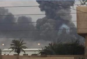 انفجار در یک انبار مهمات در پایتخت عراق