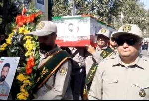 پیکر شهید محیط‌بان پارک ملی گلستان در مینودشت تشییع شد