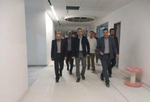 بازدید معاون عمرانی استانداری کرمانشاه از فاز دوم بیمارستان سرپل‌ذهاب