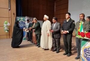 مراسم تجلیل از ۶۰ بسیجی برتر در جشنواره مالک‌اشتر بردسکن برگزار شد