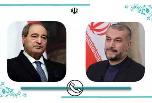 گفتگوی تلفنی وزرای امور خارجه ایران و سوریه