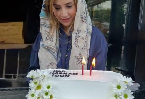 جشن تولد خانم بازیگر سریال آنام در دبی