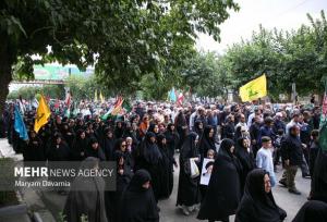 راهپیمایی «بشارت نصر» در بجنورد برگزار شد