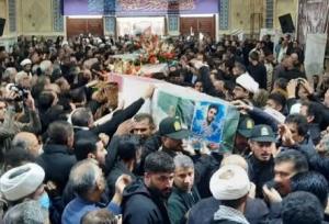 مراسم تشییع و خاکسپاری پیکر شهدای حمله تروریستی فهرج برگزار شد