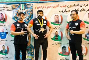 مدال برنز مسابقات قهرمانی قویترین مردان ایران به بافق رسید