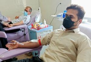 حضور تیم سیار انتقال خون در بندر دیّر