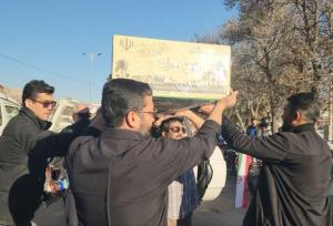پیکر ۸ شهید گمنام به سمت مسیر استقبال در بجنورد حمل شد