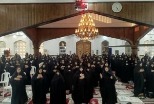 آیین عزاداری ماه صفر ویژه خواهران در آستانه اشرفیه