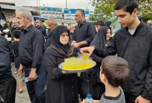 حضور گسترده مردم کلاچای در مراسم راهپیمایی جاماندگان اربعین