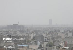 سایه سیاه آلودگی بر آسمان مشهد
