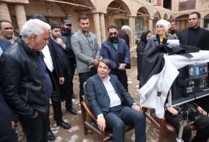 استاندار کرمان از محل فیلم‌ برداری «پسرک پشم‌ فروش» بازدید کرد