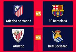 بارسلونا - اتلتیکومادرید در نیمه‌نهایی جام حذفی اسپانیا