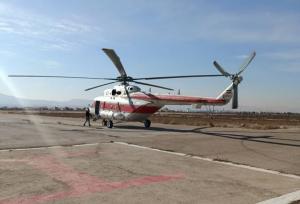 تخصیص بالگرد امدادی به هلال‌احمر کرمانشاه برای تقویت پوشش عملیات نجات