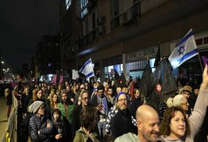 تظاهرات صهیونیست‌ها برای عدم عفو نتانیاهو