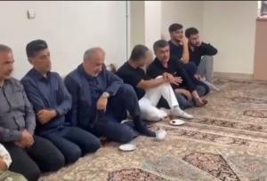 حضور کنعانی زادگان و درویش در منزل الهه حسین‌نژاد