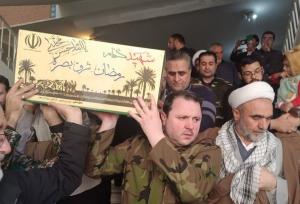 تشییع شهید گمنام در اداره کل تبلیغات اسلامی خراسان رضوی