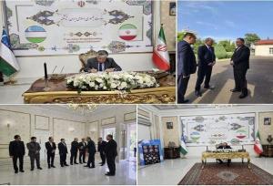 ادای احترام مقامات ازبکستان به شهدای تجاوز رژیم صهیونیستی به ایران