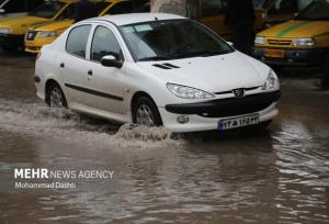 آبگرفتگی معابر شهر ایلام