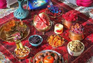 دورهمی گرم خانه در سرمای بلندترین شب سال