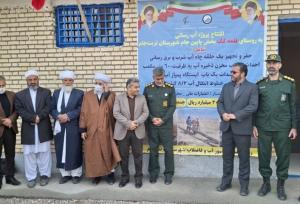 افتتاح پروژه آبرسانی روستای قلعه‌گگ تربت‌جام