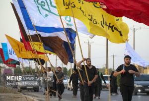 کاروان پیاده روی انصارالحسین وارد خاک عراق شد