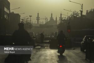آلودگی هوای مشهد در وضعیت قرمز قرار گرفت