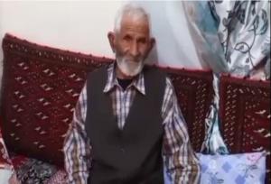 ارادت پیرمرد ۹۶ ساله قاینی به امام رضا(ع)؛ زیارت با پای پیاده