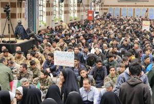 نمایش اقتدار بزرگترین اجتماع بسیحیان استان اردبیل