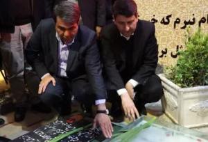 وزیر ارتباطات وارد کرمان شد/ ادای احترام به سردار سلیمانی و همرزمانش