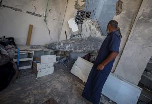 تصویری از بمب عمل‌نکرده اسرائیلی در غزه