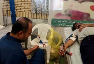 ناظمیان‌پور: شهروندان دیّری مشارکت خوبی در اهدای خون داشتند