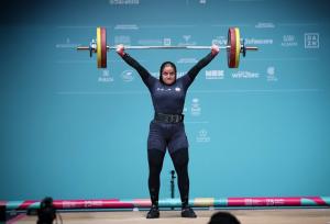 برنز  مهسا بهشتی در حرکت یک‌ضرب وزن ۸۶ کیلوگرم