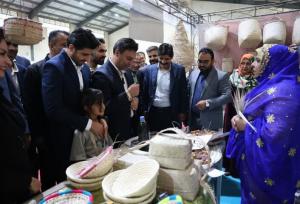 نخستین نمایشگاه تخصصی حصیربافی در مهر فارس برپا شد