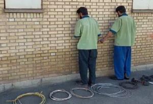 دستگیری سارقان حرفه‌ای سیم و کابل برق در خوی