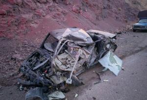 تصادف مرگبار در آزادراه قزوین–رشت؛ امدادگر و راننده نیسان جان باختند