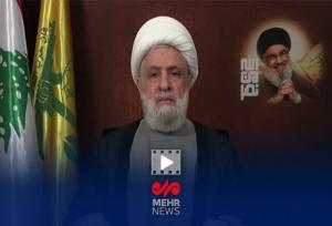 شیخ نعیم‌ قاسم: ما از مدافعان مرزهای لبنان حمایت می‌کنیم