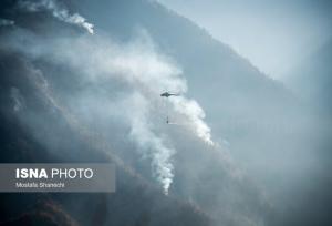 جزئیات عملیات اطفای حریق در جنگل‌های الیت