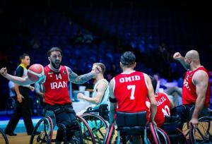 برتری مردان بسکتبال با ویلچر ایران مقابل تایلند در قهرمانی آسیا