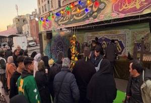 برپایی مواکب و چایخانه‌های نیمه شعبان در معابر و میادین تهران