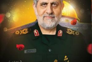 حضور سردار قاآنی در مراسم یک فرمانده سپاه