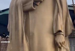 پل شهید رئیسی اردبیل با مجسمه رئیس‌جمهور کامل شد