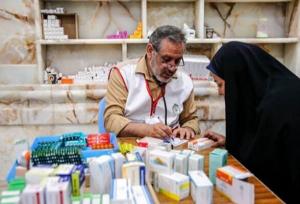 ارائه خدمات درمانی و امدادی هلال‌احمر به زائران اربعین + فیلم