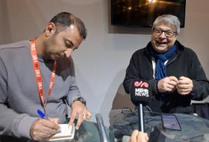 کارگردان یونانی: فضای جشنواره جهانی فجر هنری و شاعرانه است