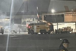 آتش‌سوزی در «ایرباس A۳۲۰» خطوط هوایی برزیل+ فیلم