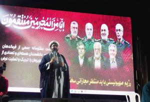 مردم دوشادوش نیروهای مقتدر مسلح در تقابل با دشمنان هستند