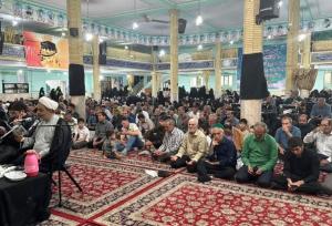 قرائت دعای عرفه در چناران