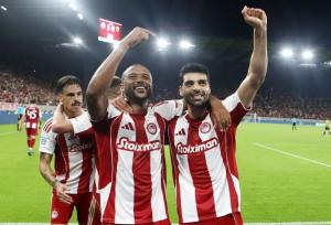 قهرمانی المپیاکوس در شب گلزنی طارمی